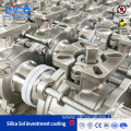 Clamp End with ISO5211 CF8/CF8m 3PC Ball Valve